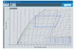 Snímka obrazovky softvéru: log p-h diagram