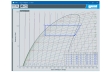 Snímka obrazovky softvéru: log p-h diagram